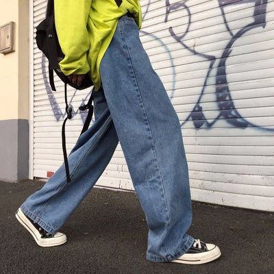 Pantalones Jean Acampanados de Pierna Ancha - Image 3