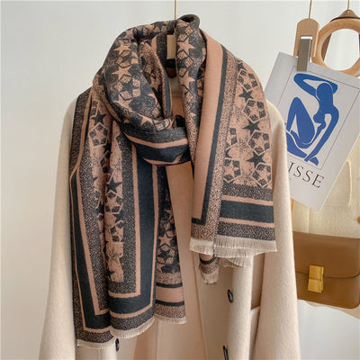 Bufanda Térmica Estrella Otoño-Invierno en Cashmere Artificial Premium - Image 3