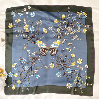 Pañuelo de Seda Estampado Coreano Grande - Image 20
