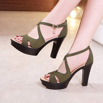 Zapatos Elegantes con Punta Abierta - Modelo Pasarela - Image 16