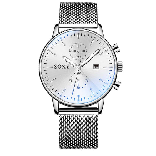Reloj de Pulsera con Malla Metálica para Hombre - Image 8