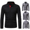 Polo Manga Larga Slim Fit Tallas Grandes para Hombre