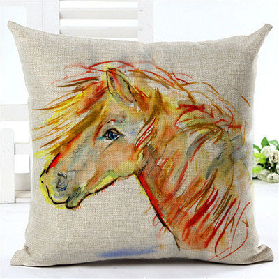 Funda de Almohada con Estampado de Caballos - Image 11