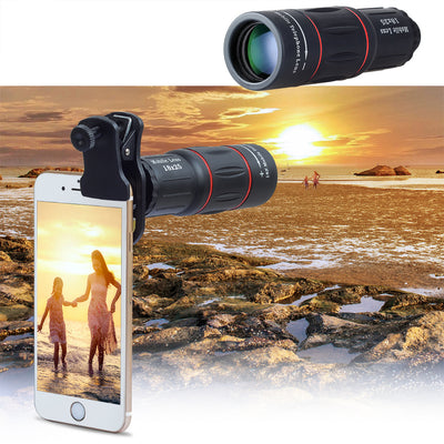 Lente Telescópico 18X para Celular con Clip Universal y Trípode - Image 3