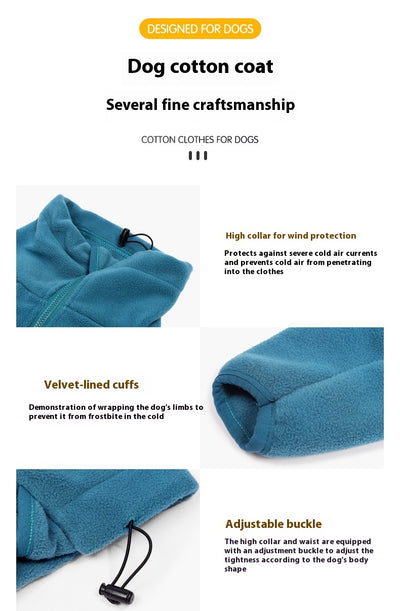 Abrigo Térmico para Perros Grandes - Chaleco Acolchado Impermeable de Polar - Image 13