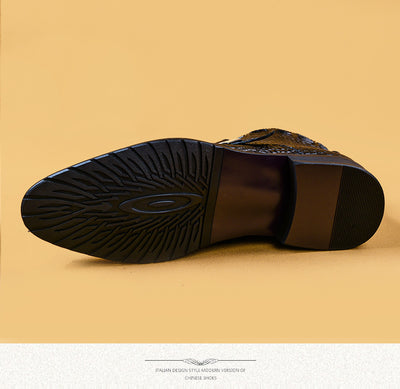 Zapatos Formales de Cuero Premium Estilo Británico para Hombre - Image 20
