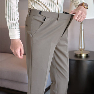 Pantalones Casuales Antiarrugas con Ajuste Moderno para Hombre - Image 11