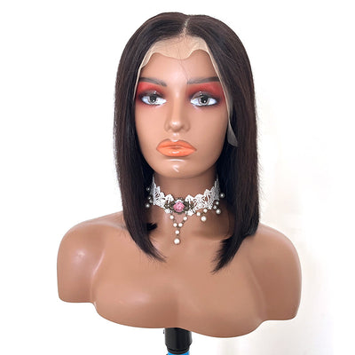 Peluca de Cabello Humano Real con Base de Seda - Image 8