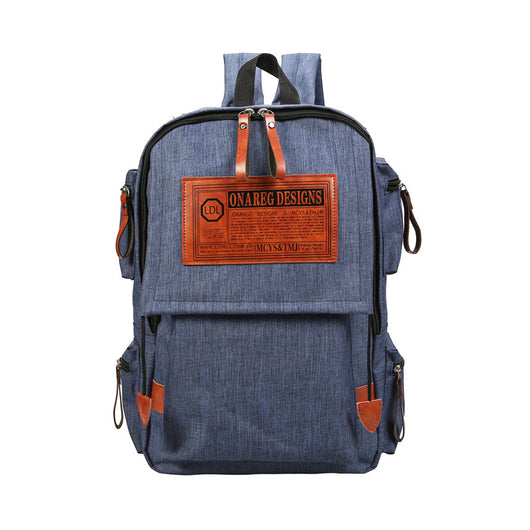 Mochila Coreana de Lona de Gran Capacidad para Viajes y Universidad - Image 11