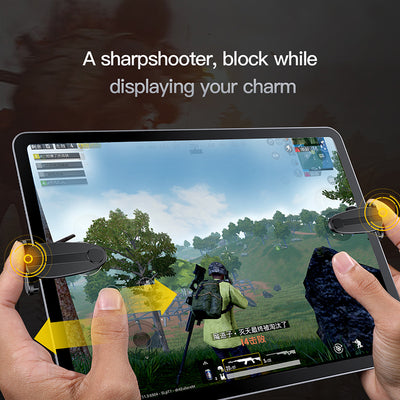 Black Baseus mobile phone game controller with an airplane design and star detail, for enhanced mobile gaming. - Image 2