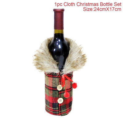 Calcetines Navideños para Botellas de Vino - Image 52