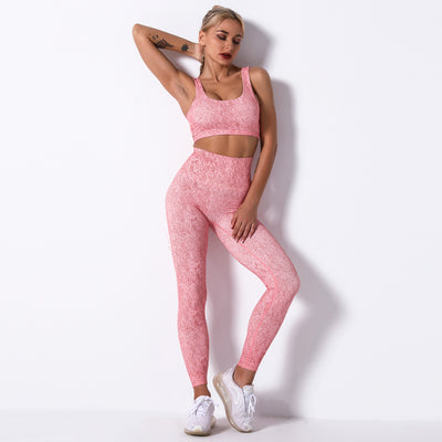 Conjunto de Yoga Deportivo con Estampado Realzador - Image 5