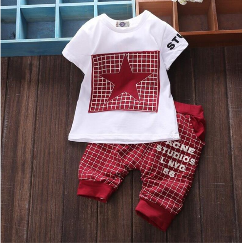 Conjunto Deportivo de Dos Piezas para Niños y Niñas - Camiseta y Shorts de Verano