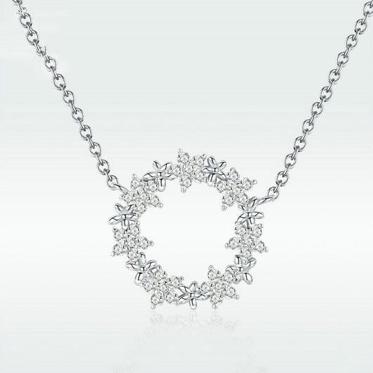 Collar de Plata Esterlina Evelyn Estrellas Brillantes S925 - Image 6