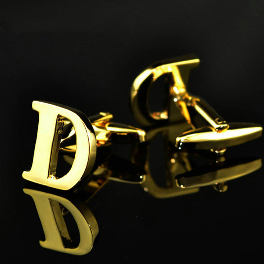 Gemelos de Letras Chapados en Oro 14K A-Z - Image 39