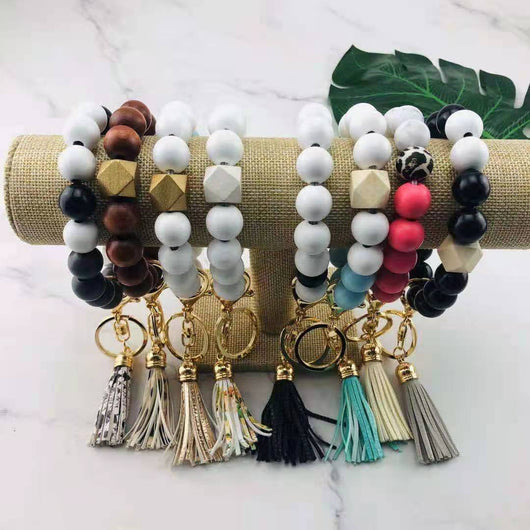 Pulsera Llavero Personalizado con Cuentas de Moda - Image 18