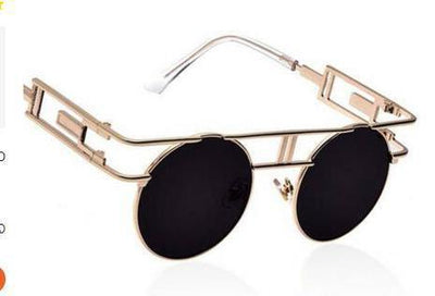 Gafas de Sol Steampunk Vintage Redondas para Hombre y Mujer - Image 3