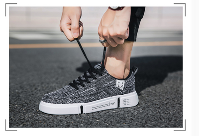 Zapatos Casuales Salvajes para Hombre en Lino y Lona - Image 7