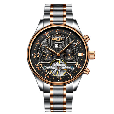 Reloj Mecánico Tourbillon Hueco KINYUED - Image 3