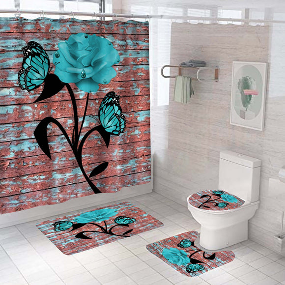 Cortina de Baño Impermeable en Poliéster Premium