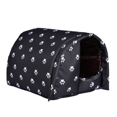 Casa para Gatos de Exterior con Tela Oxford Impermeable y Protección Solar - Image 8