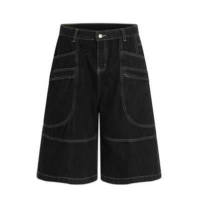 Shorts Denim Retro Lavado Unisex - Corte Relajado - Image 8