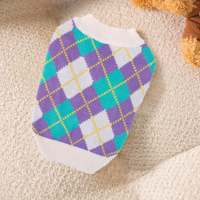 Cardigan Tejido a Rayas para Perros - Abrigo Cómodo y Elegante - Image 14