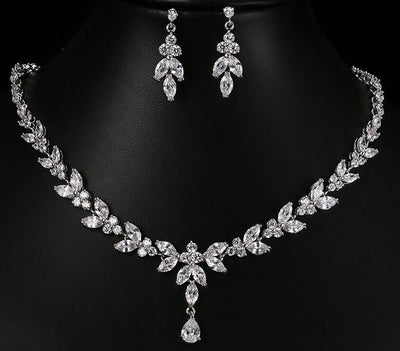Conjunto Nupcial de Circón Elegante - Image 2