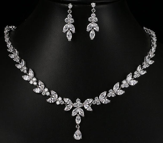 Conjunto Nupcial de Circón Elegante - Image 2