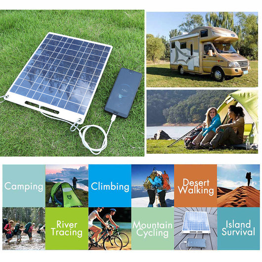 Panel Solar Flexible 13W 5V para Carga Rápida de Celulares USB - Image 9