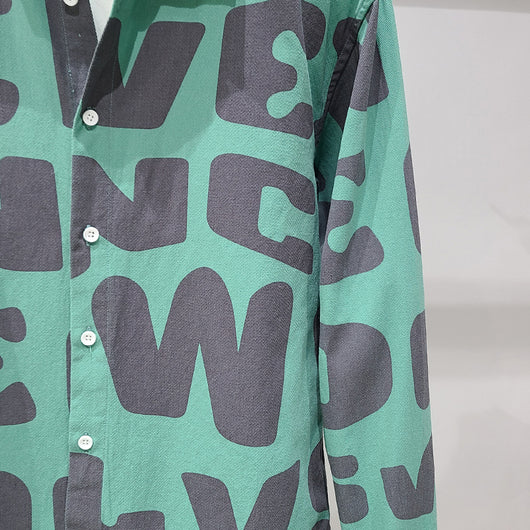 Chamarra de Algodón con Estampado de Letras para Hombre - Image 3