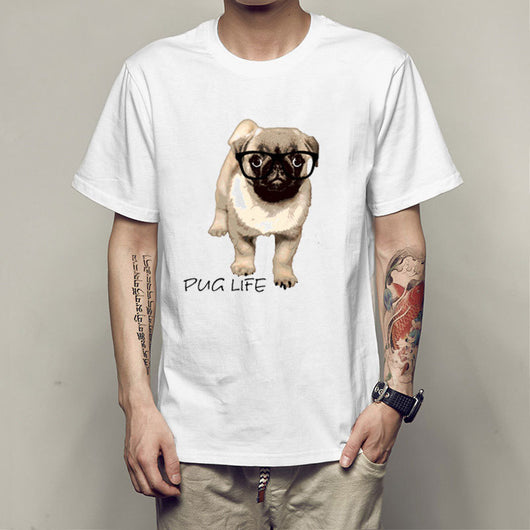 Camiseta Hombre Pug Personalidad Satírica - Image 17