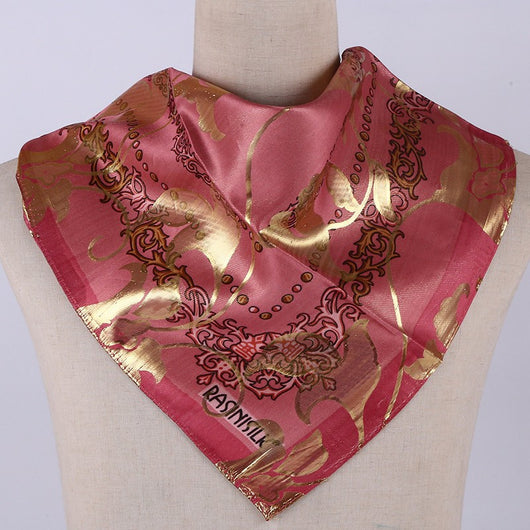 Pañuelo de Seda Estampado Jacquard para Mujer - Cobertura Elegante - Image 19