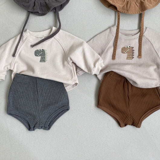 Conjunto Infantil Casual con Diseños de Dibujos Animados - Image 5