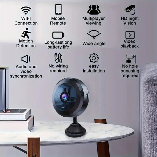 Cámara de Vigilancia WiFi HD - Sistema de Seguridad Inalámbrico Diamond