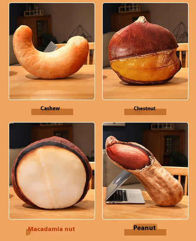 Almohada Decorativa Impresa con Diseño de Frutos Secos - Image 21
