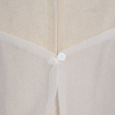 Blusa Cuello Redondo con Mangas Abullonadas y Flores en Relieve - Image 29