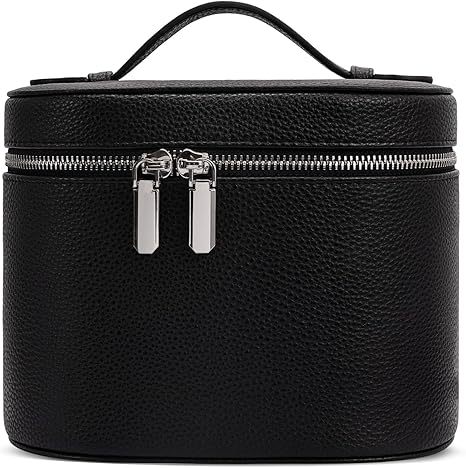 Bolsa de Cosméticos Grande de Cuero con Cierre Elástico - Image 9