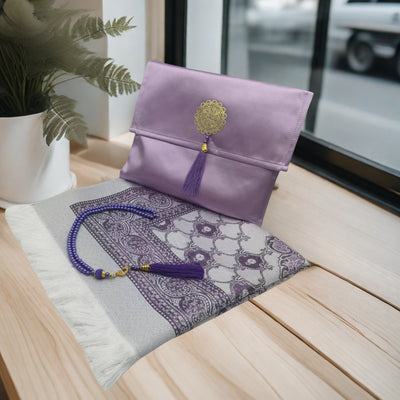 Juego de Oración Musulmán con Bolsa de Viaje - Tapete, Cuentas y Accesorios - Image 26