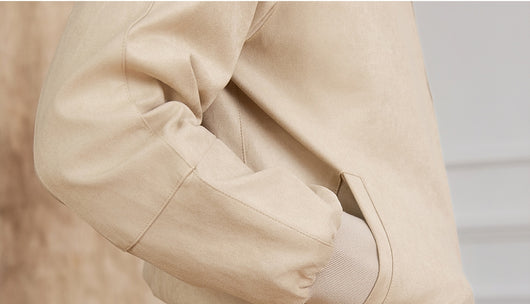 Chaqueta Bomber de Gamuza para Hombre - Cuello Solapa Casual - Image 14
