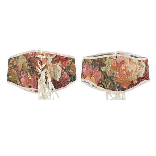 Corpiño Lolita Corto con Estampado de Peonías en Óleo - Image 6