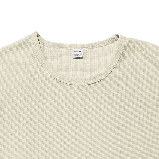 Polera Cuello Redondo Textura Waffle para Hombre - Image 15
