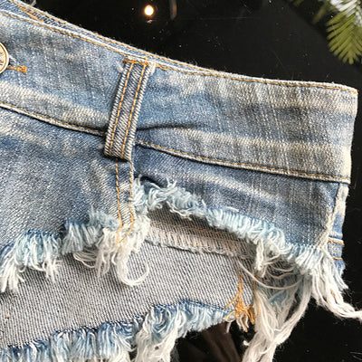 Shorts de Denim Ajustados para Mujer - Diseño Moderno y Cómodo - Image 4