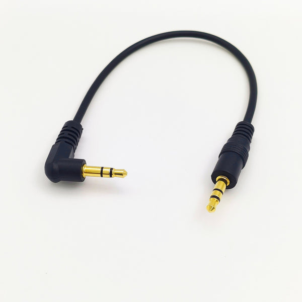 Cable de Parlante 3.5mm Macho a Macho 20cm Chapado en Oro - Image 6