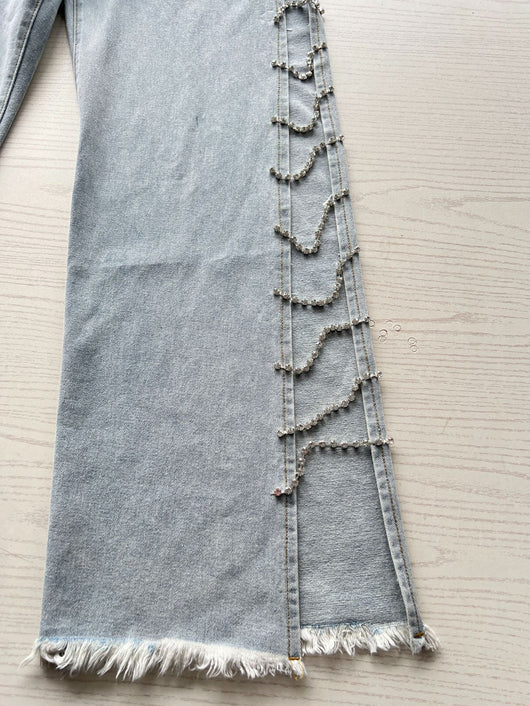 Jeans Rectos de Cintura Alta para Mujer - Diseño Holgado y Moderno - Image 13