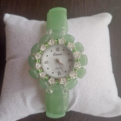 Reloj de Dama con Cuentas de Jade Natural Tanglin - Image 3