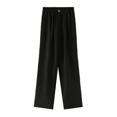 Pantalón Palazzo de Talle Ancho con Cintura Elástica - Image 9