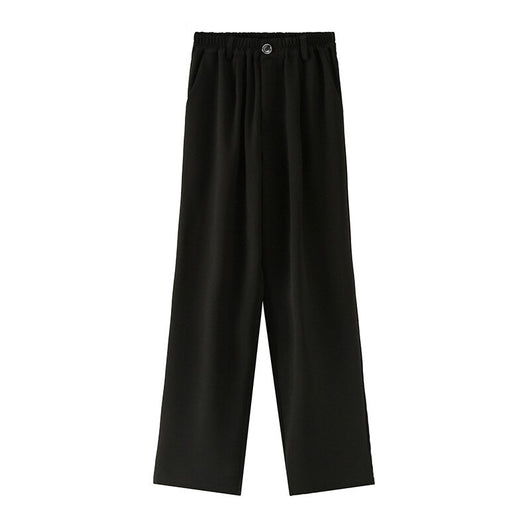 Pantalón Palazzo de Talle Ancho con Cintura Elástica - Image 9