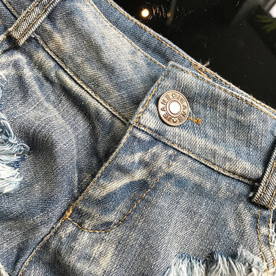 Shorts de Denim Ajustados para Mujer - Diseño Moderno y Cómodo - Image 5