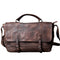 Bolsa Mensajero de Cuero Vacuno Envejecido - Estilo Retro Vintage